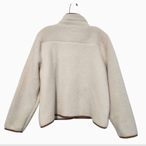 J Crew Sherpa Fleece Polartec Thermal Pro Snap Jacket - Picture 13 of 13